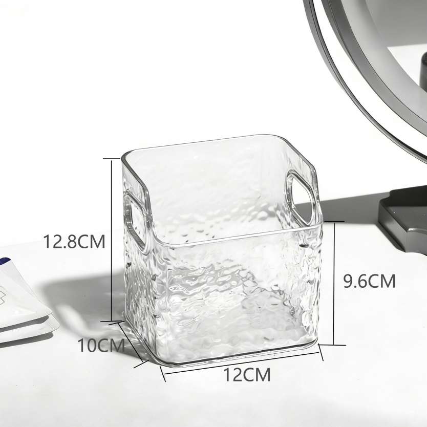 C01-303 Water Ripple Desktop Storage Box, Cosmetics Storage Box, Bathroom Storage Box, Dressing Table Storage box detail image 6