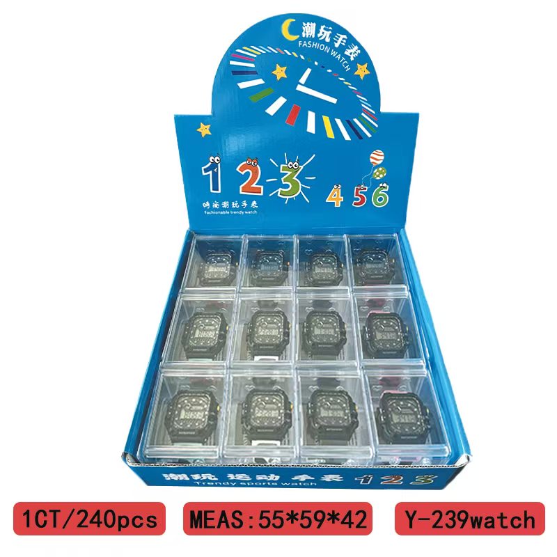YITONG basic model electronic watch is cost-effective, durable and worry-free. It is specially designed for students to wear in class and daily life. Y-239 color electronic watch, square electronic watch, men's waterproof luminous sports watch, trendy Application Scenario