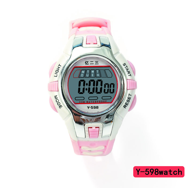 The YITONG basic model electronic watch from YITONG is cost-effective, durable and worry-free. It is specially designed for students to wear in class and on a daily basis. The Y-598 color electronic watch, round electronic watch, men's waterproof luminous sports watch, and trendy Item Picture