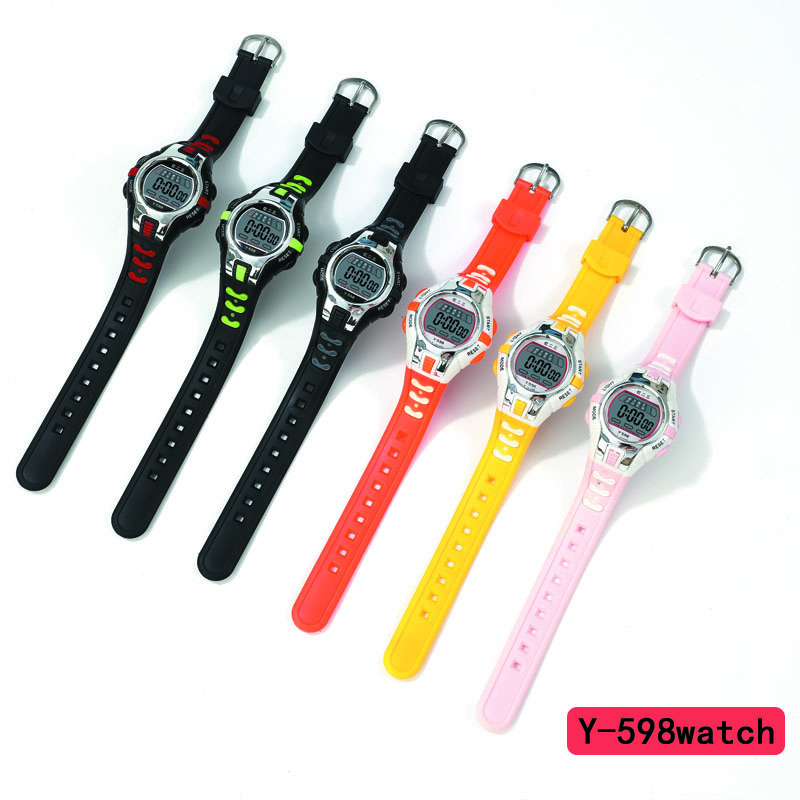 The YITONG basic model electronic watch from YITONG is cost-effective, durable and worry-free. It is specially designed for students to wear in class and on a daily basis. The Y-598 color electronic watch, round electronic watch, men's waterproof luminous sports watch, and trendy Specification image