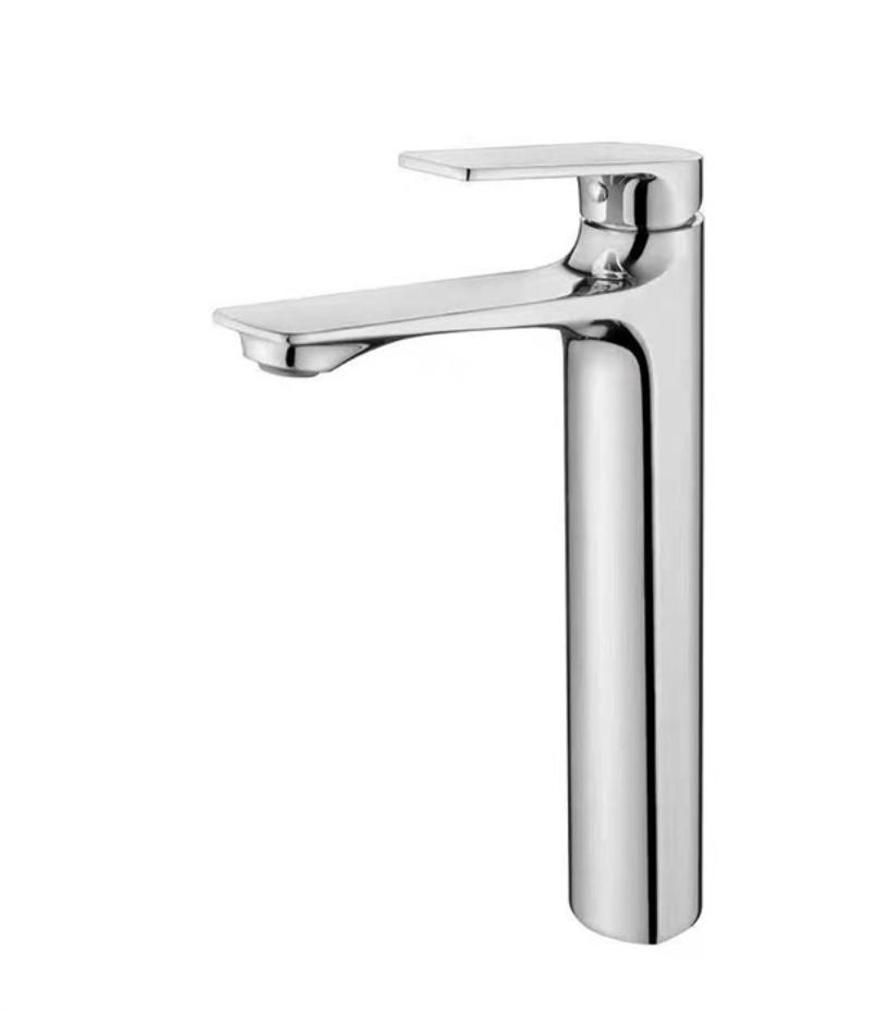 水龙头/面盆混水龙头/按压式排水口塞/卫浴/镀铬龙头哑光色产品图