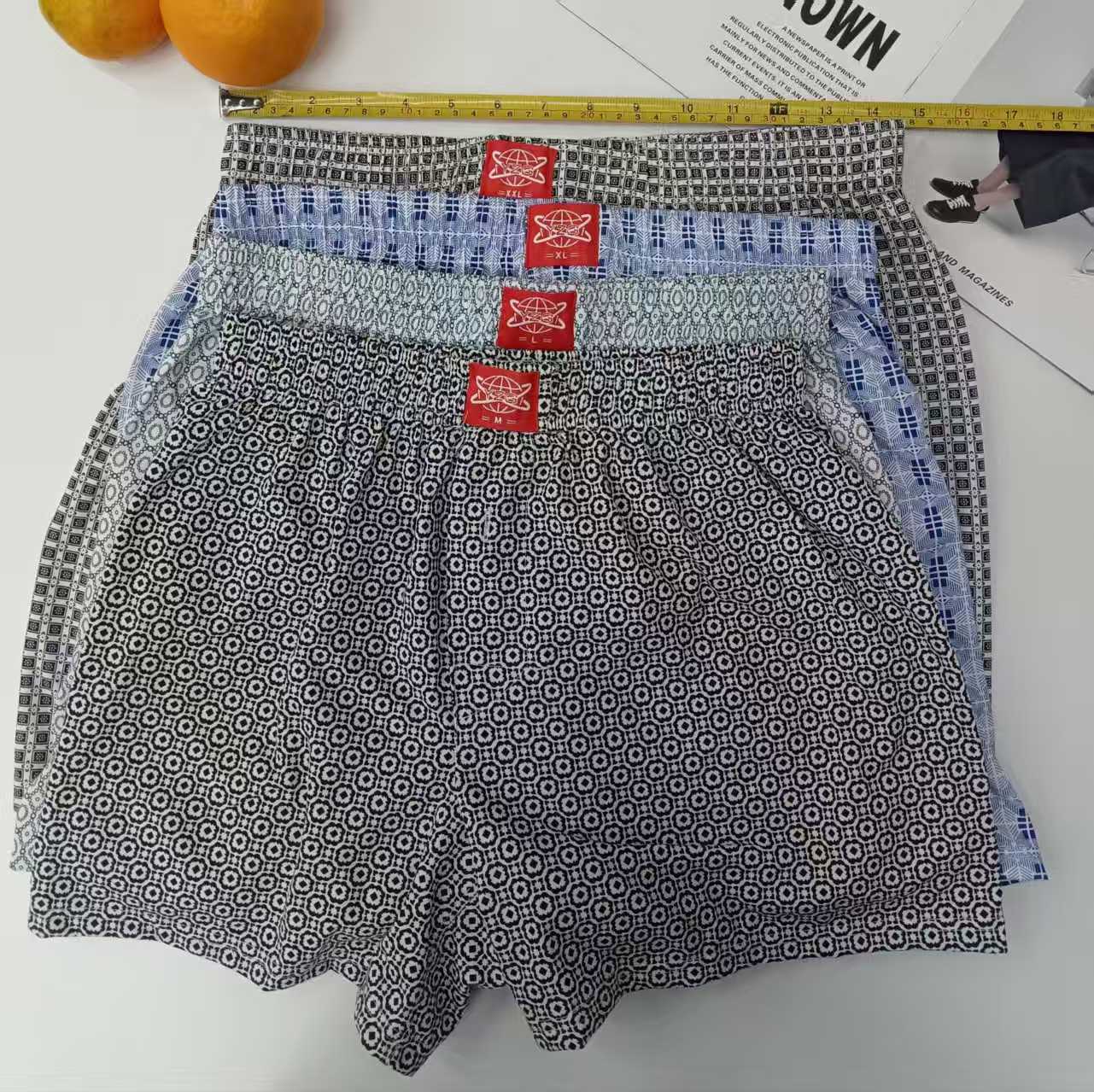 634# Export to the Middle East and Africa 35 cotton Arlo pants, men's loose boxer shorts, trendy printed underwear, home shorts, men's boxer shorts, QNI full figure