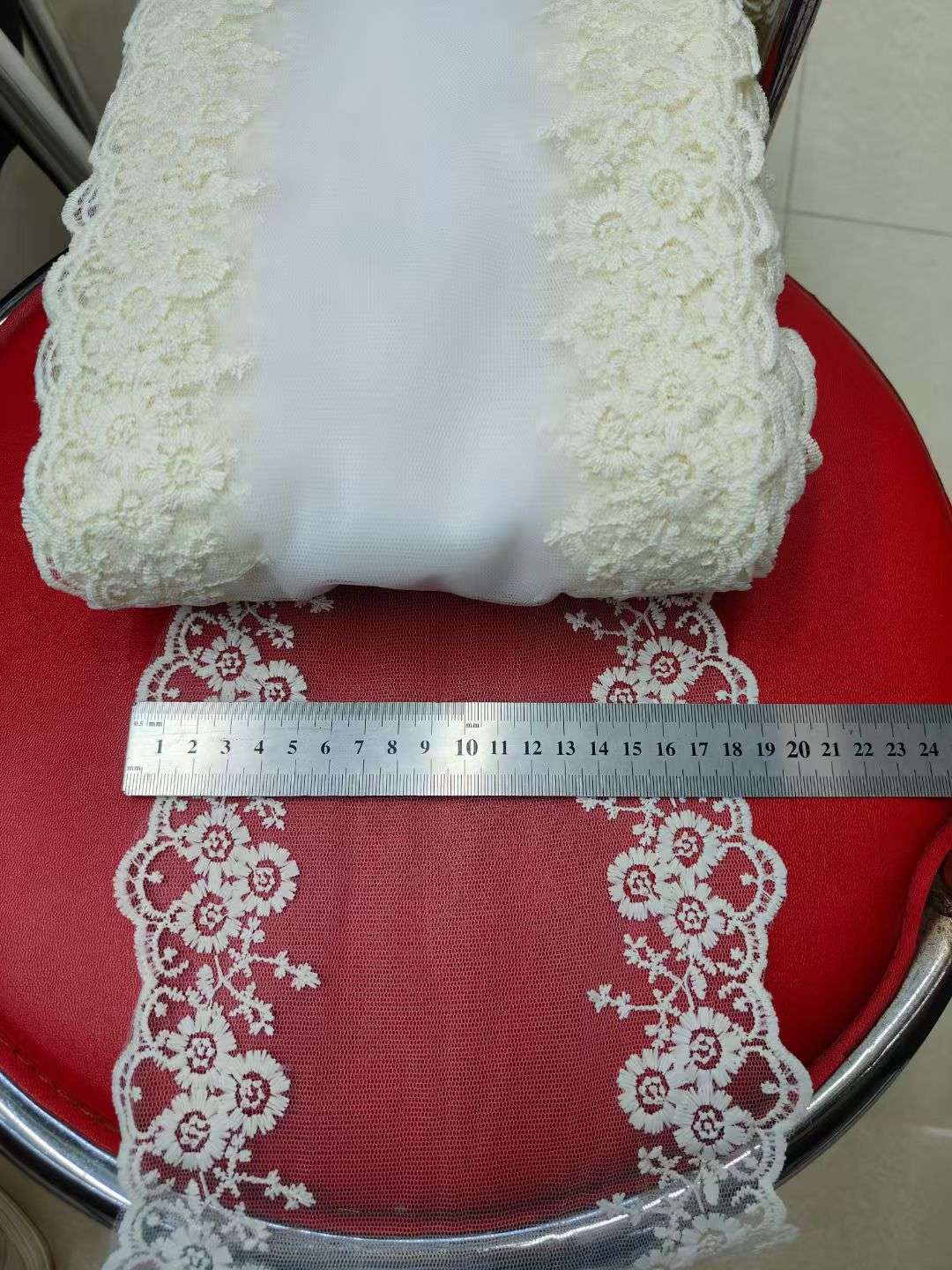 18 cm mesh lace wedding dress children's wear Lolita cuff accessories diy lace polyester embroidered clothing lace