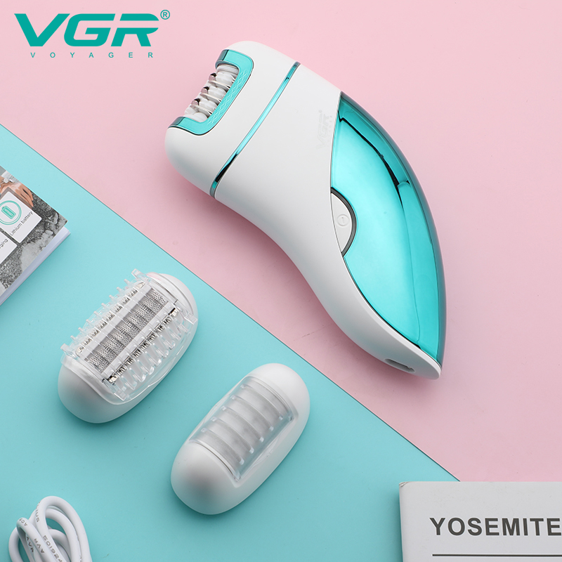 VGR731 Hair Remover Three-in-one Multi-functional Women's Care Set, Multi-in-one Hair Shaving Device, Electric Hair Removal Device Application Scenario