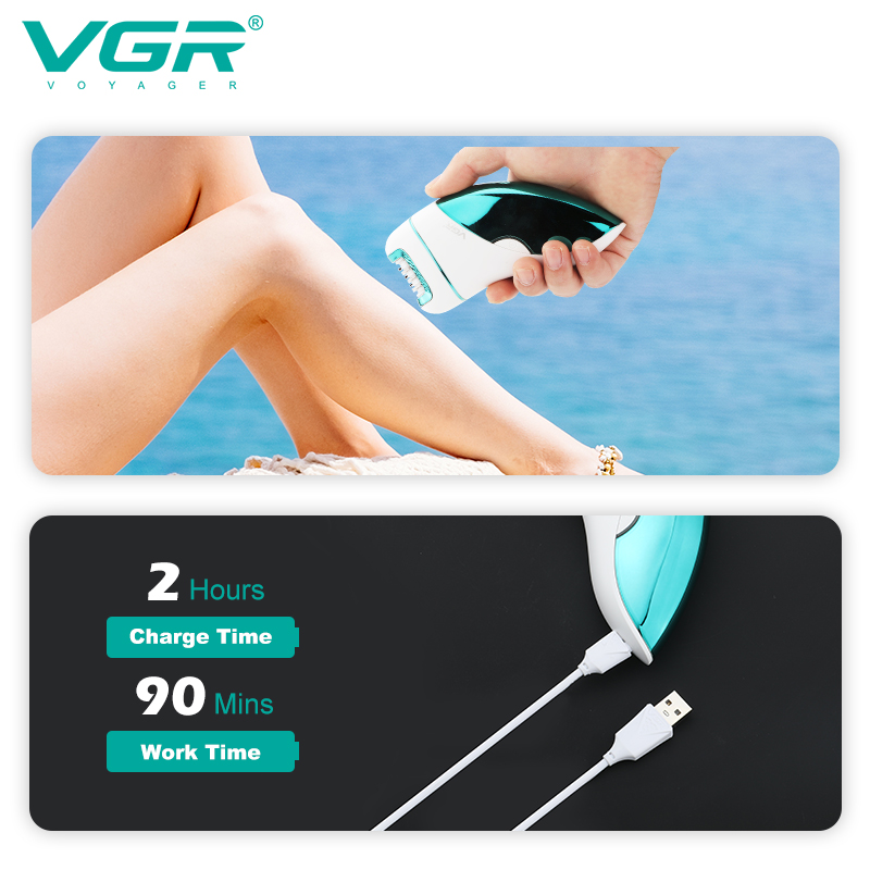 VGR731 Hair Remover Three-in-one Multi-functional Women's Care Set, Multi-in-one Hair Shaving Device, Electric Hair Removal Device Item Picture