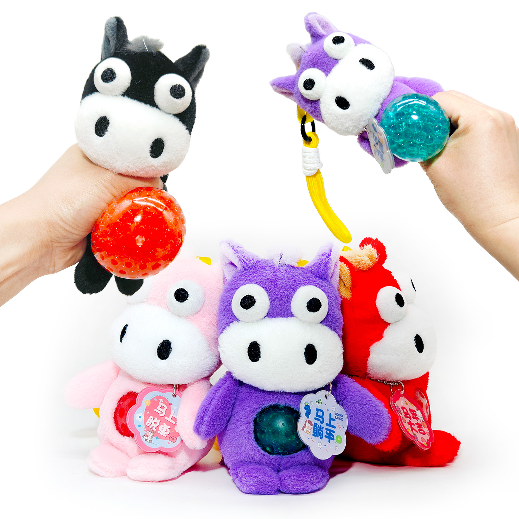 The New Year's product is a plush toy with the mascot of the Year of the Horse in the shape of a little pony lantern. It's a cute Children's Day gift Specification image