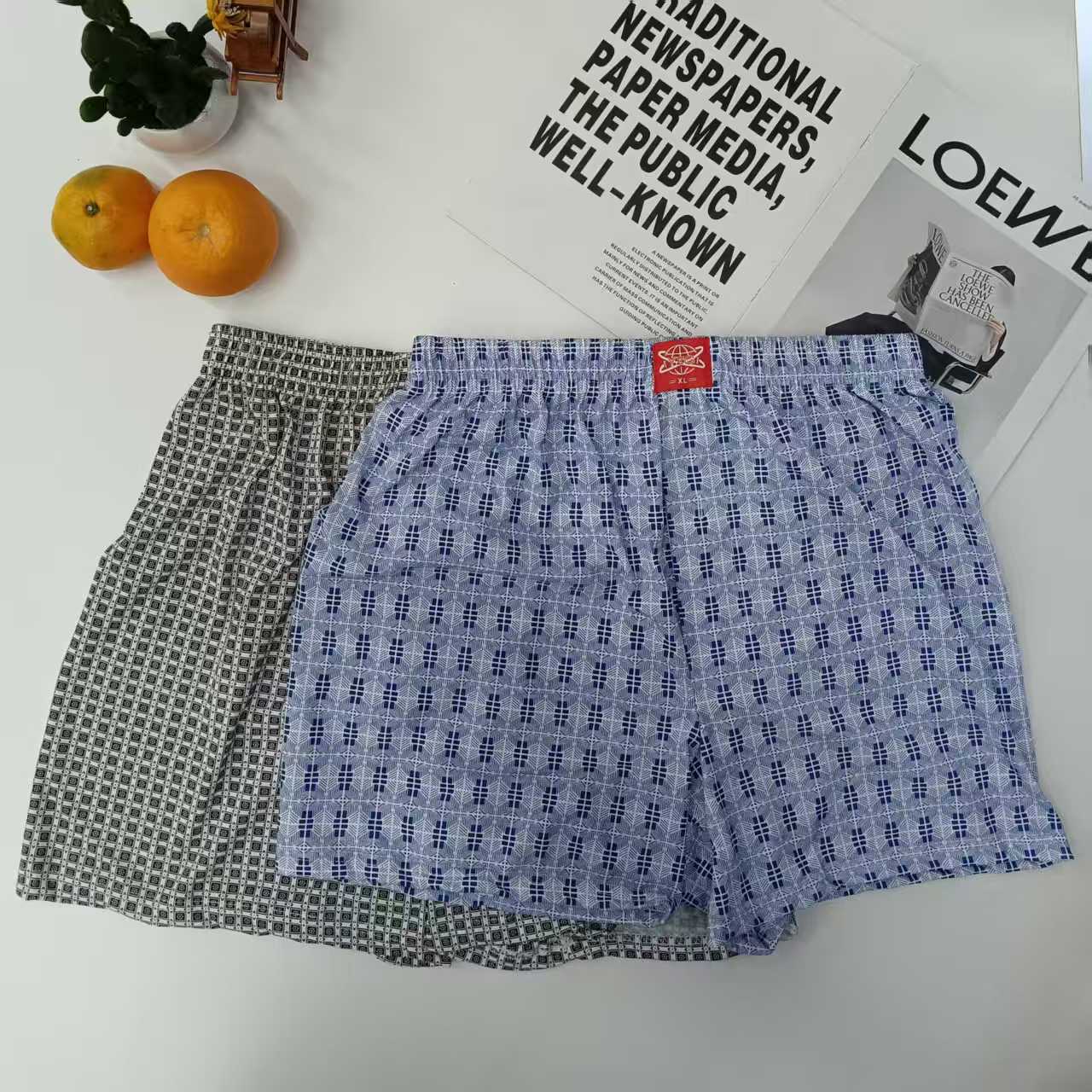 634# Export to the Middle East and Africa 35 cotton Arlo pants, men's loose boxer shorts, trendy printed underwear, home shorts, men's boxer shorts, QNI details Picture