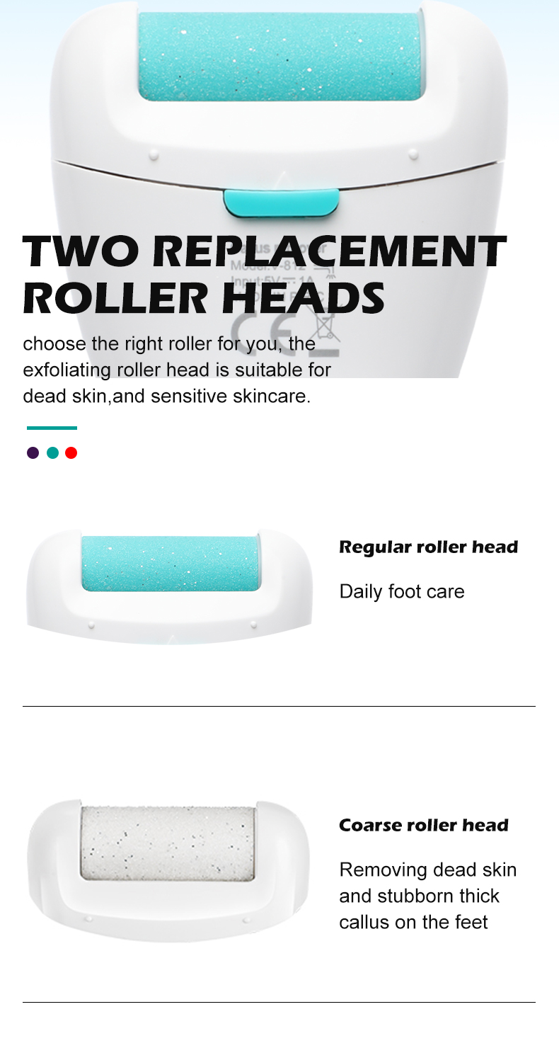 VGR812 foot scrubber, digital display, electric, IPX6 waterproof, can remove calluses and dead skin, and is a foot care device pic 7