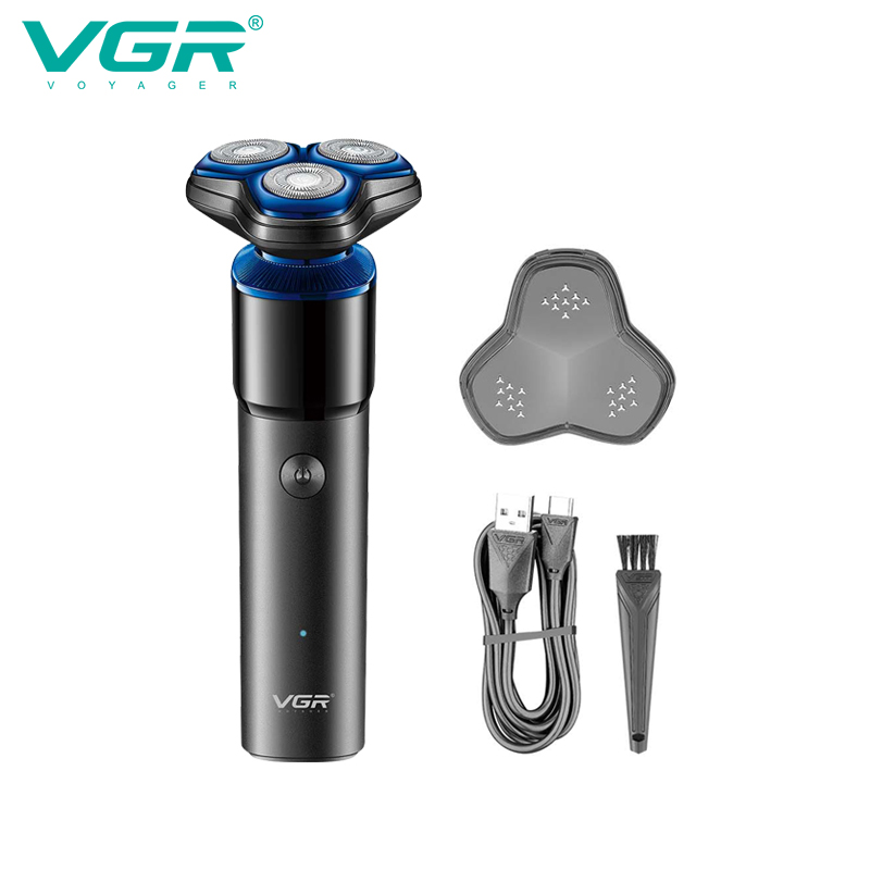 VGR325 Magnetic head dual-purpose charge and plug razor, long-lasting shaver Item Picture