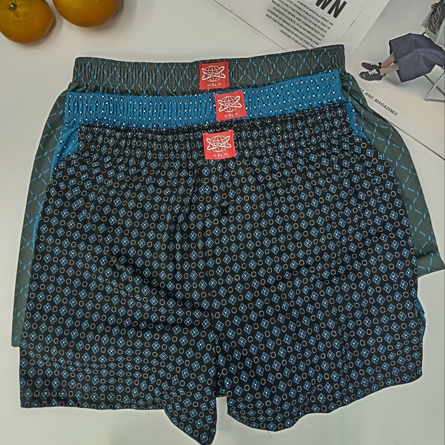 641# Men's printed pants, men's briefs, Arro pants, QNI for export to the Middle East and Africa full figure