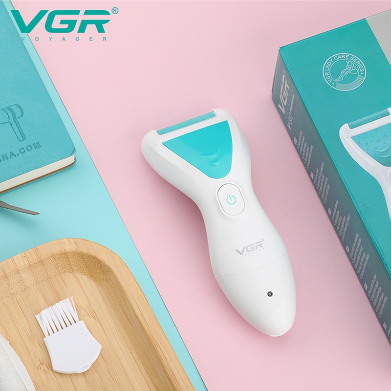 VGR812 foot scrubber, digital display, electric, IPX6 waterproof, can remove calluses and dead skin, and is a foot care device Specification image