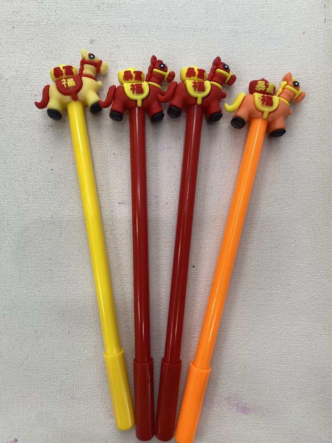 Shangshangqian cartoon horse-shaped quills, butterfly pens, cute diy pens, business custom pens, creative writing gifts Item Picture