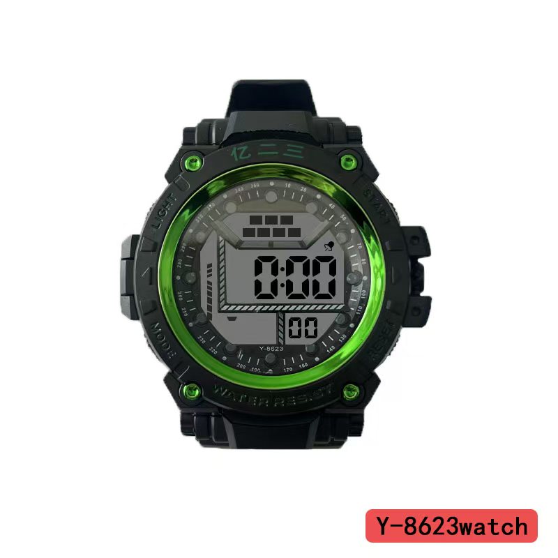 The YITONG basic electronic watch from YITONG offers high cost performance, durability and peace of mind. It is specially designed for students to wear in class and on a daily basis. The Y-8623 basic electronic watch is a round, colorful, waterproof and luminous sports watch for both men and women, setting a trend Item Picture