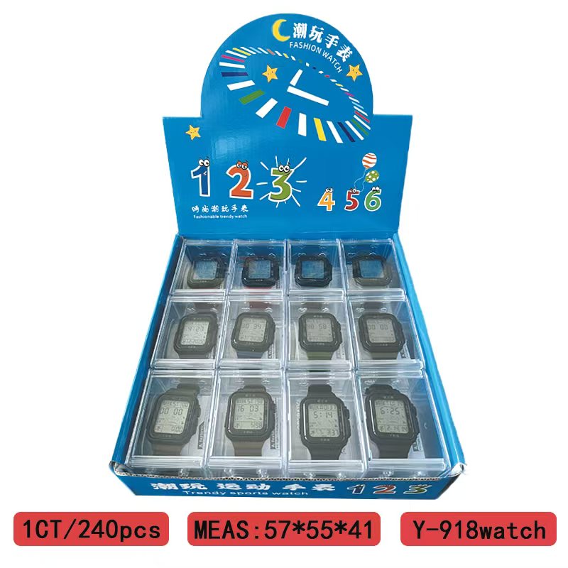 The YITONG basic electronic watch from YITONG is cost-effective, durable and worry-free. It is specially designed for students to wear in class and daily life. The Y-918 basic electronic watch is a square, colorful, waterproof and luminous sports watch for both men and women, and is a trend Application Scenario