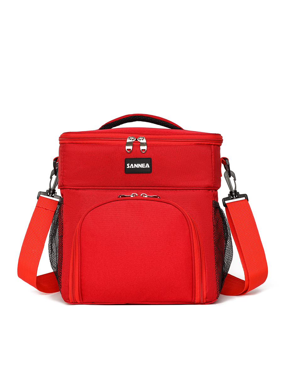 三能双层保温袋大容量户外野餐包上班带饭午餐包储奶加厚冰包