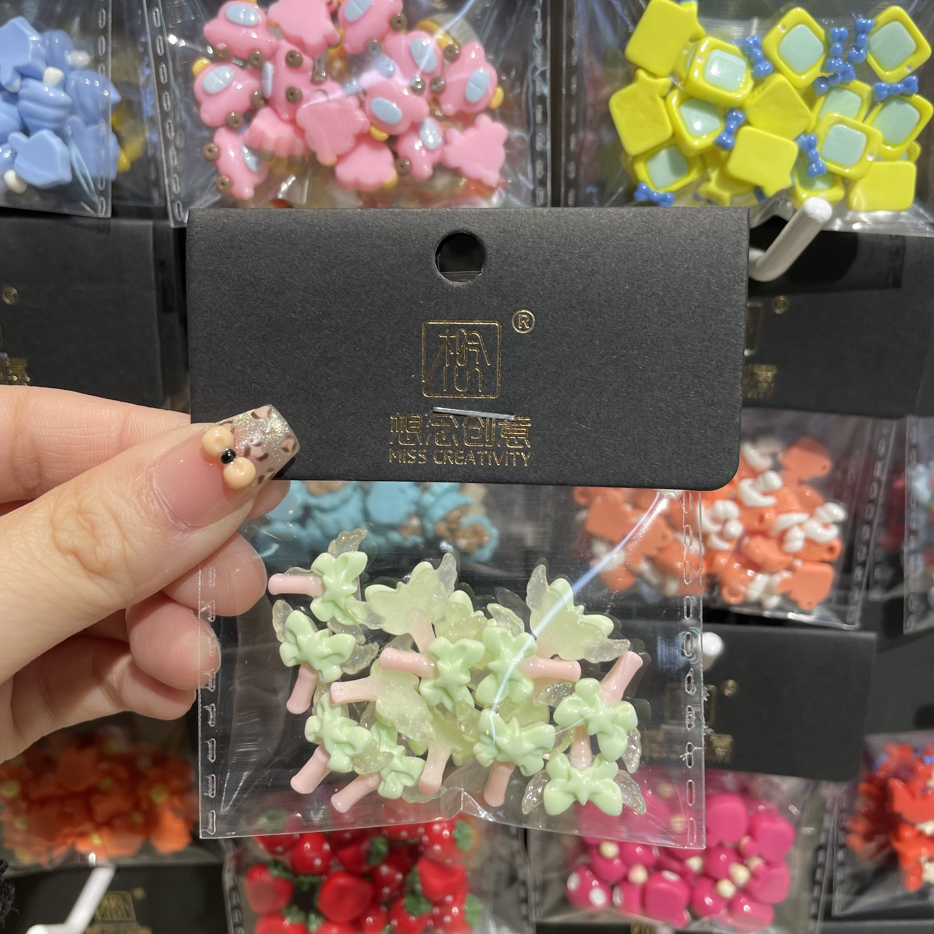 想念创意迷你五星蝴蝶结魔法棒^创意潮流DIY套装^