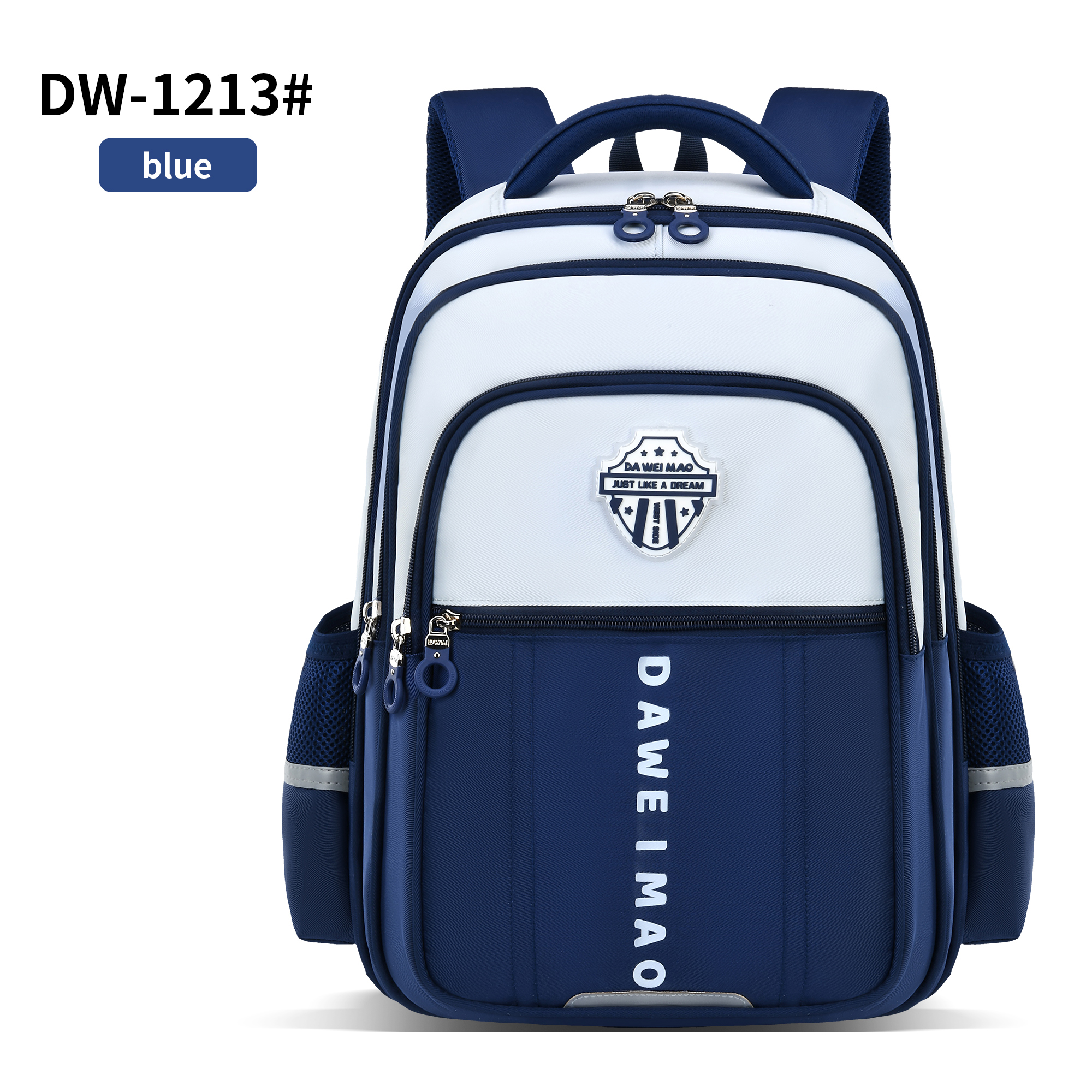 The new dopamine-colored backpack for primary school students from Big Tail Cat features a large capacity, light weight reduction, wear resistance and no hunchback. It is a fashionable and casual large schoolbag Specification image