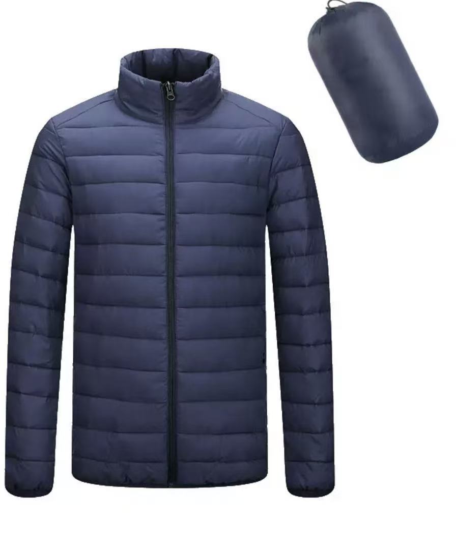 棉服男士立领潮流/棉服男工作服/羽绒服男/男士棉服/羽绒服中年男产品图