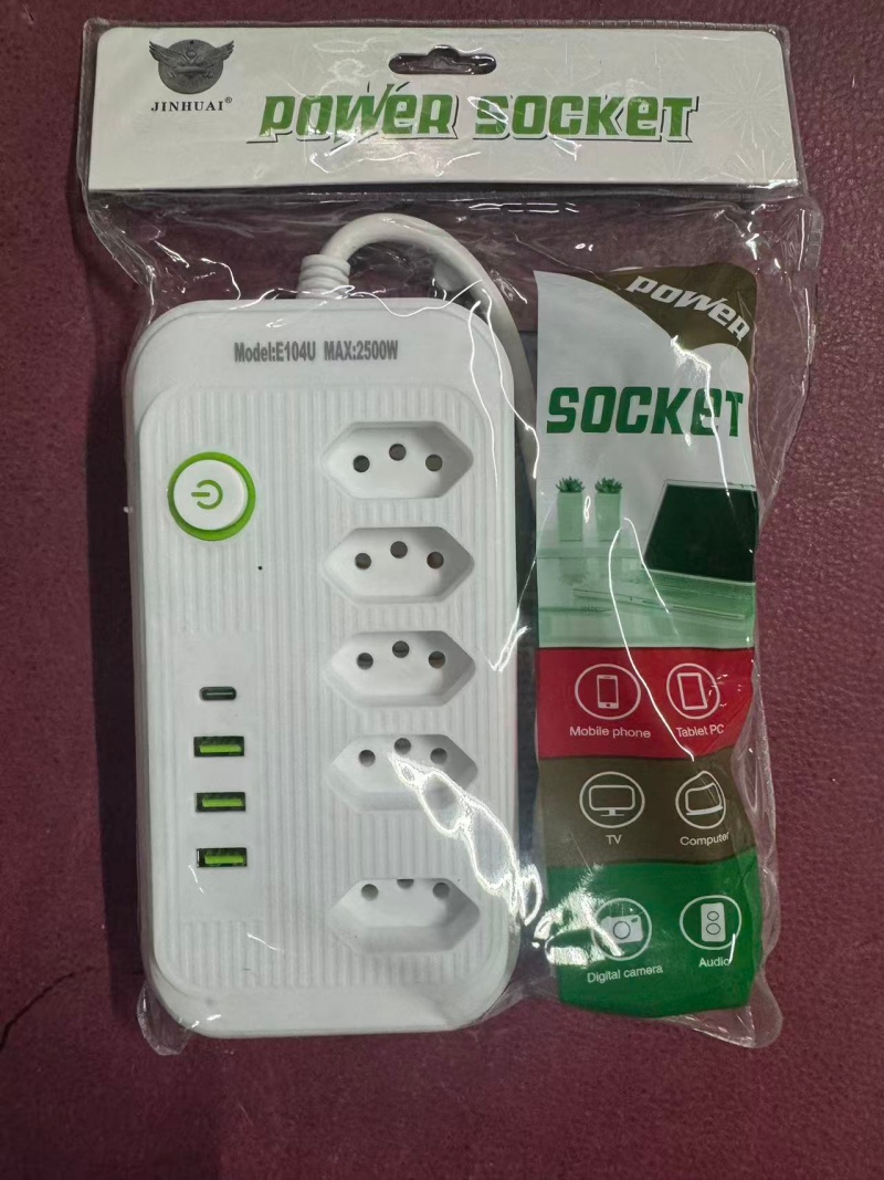 Brazilian dedicated socket, USB multi-socket power strip, smart power strip, multi-functional power strip pic 18