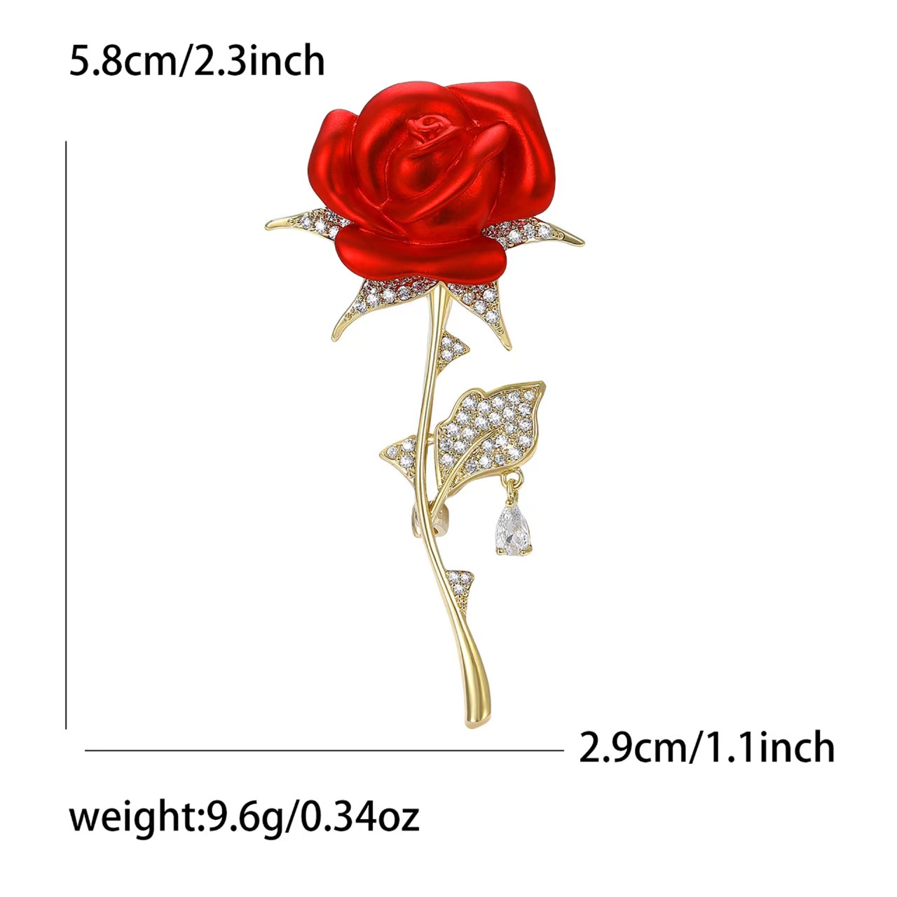 胸针/金榜题名/莫桑钻胸针/胸针复古/吧唧产品图