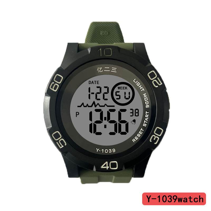 YITONG relojes electrónicos básicos de alto rendimiento duradero ahorro de preocupaciones estudiantes de clase uso diario especial y-1039 basic relojes electrónicos redondos de color para hombres Y mujeres a prueba de agua brillo deportivo tendencia Item Picture