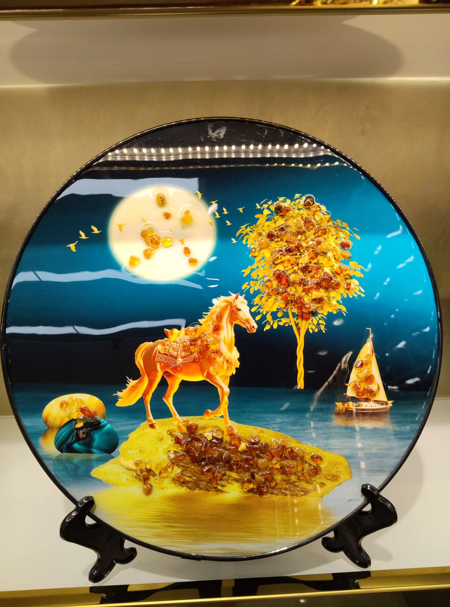 琥珀工艺品礼品 创意手工装饰品 适合作为礼物送礼收藏多款选择