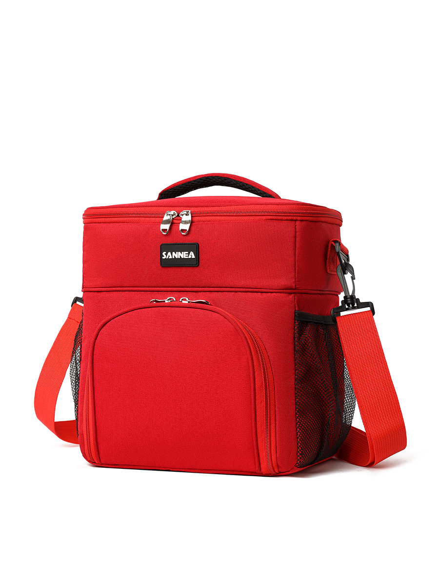 三能双层保温袋大容量户外野餐包上班带饭午餐包储奶加厚冰包产品图