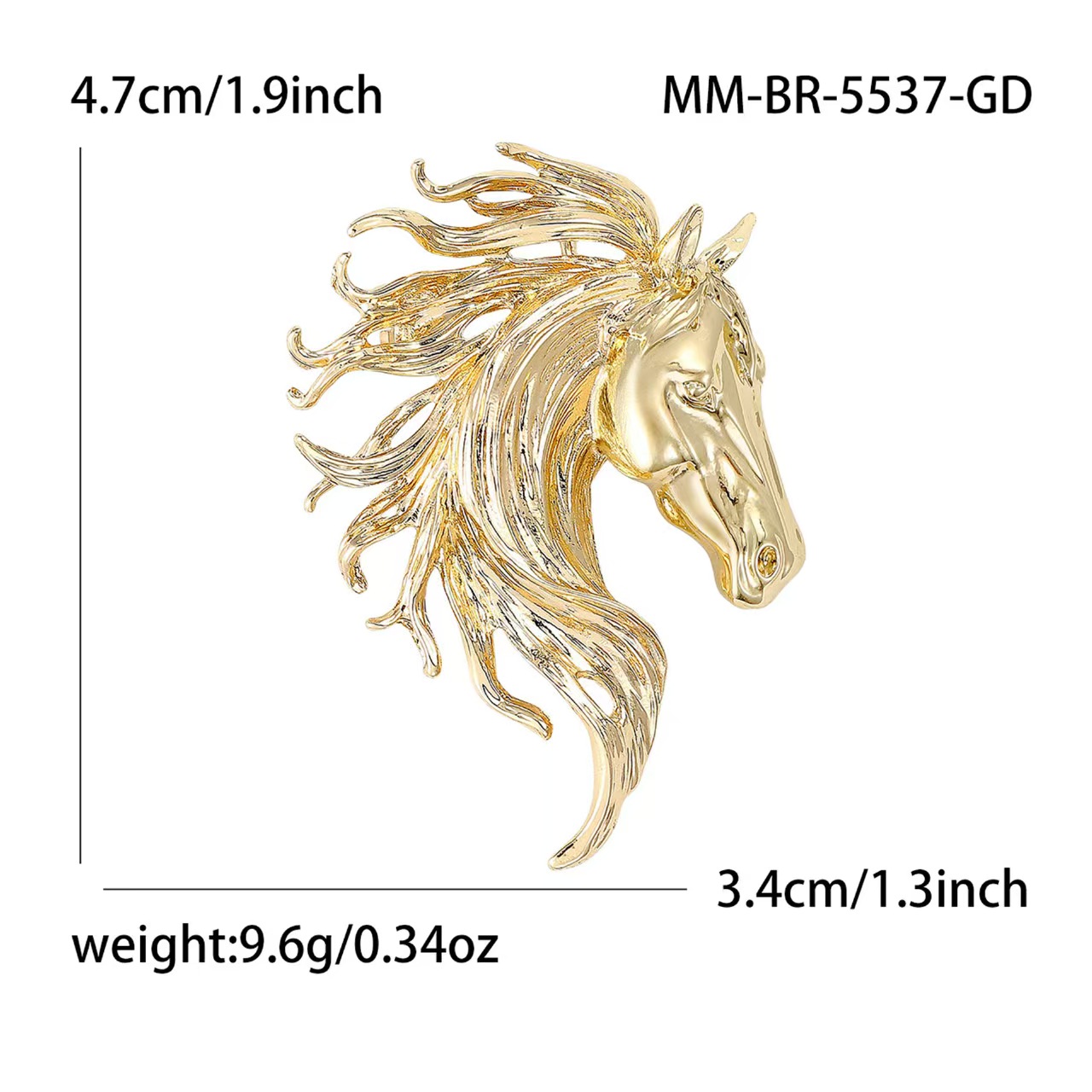 胸针/徽章/辅料/金榜题名/莫桑钻胸针产品图