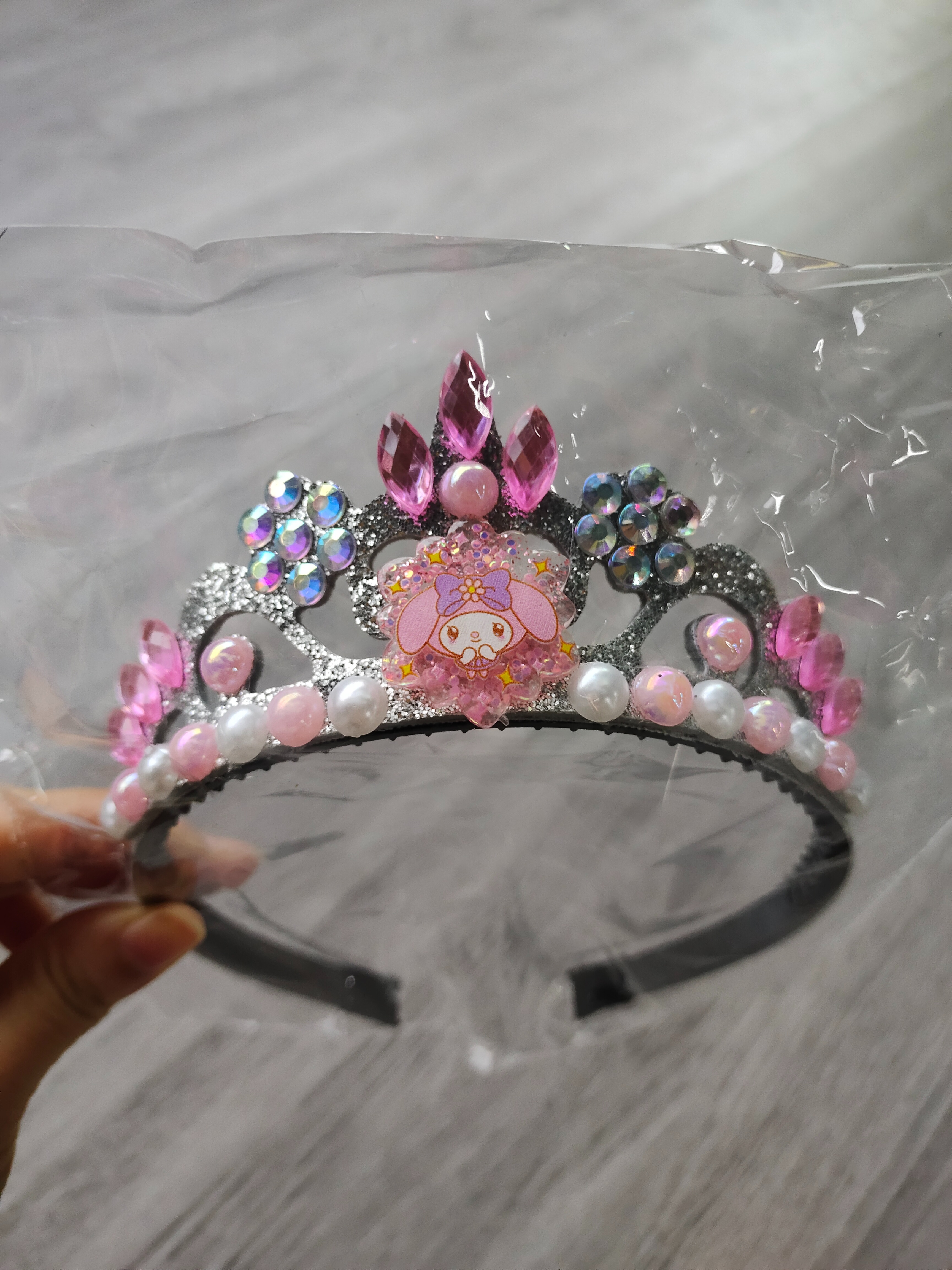 新款公主皇冠头饰儿童卡通水晶... ¥3.50颜色:FG008-4#粉色美乐蒂水晶皇冠发箍