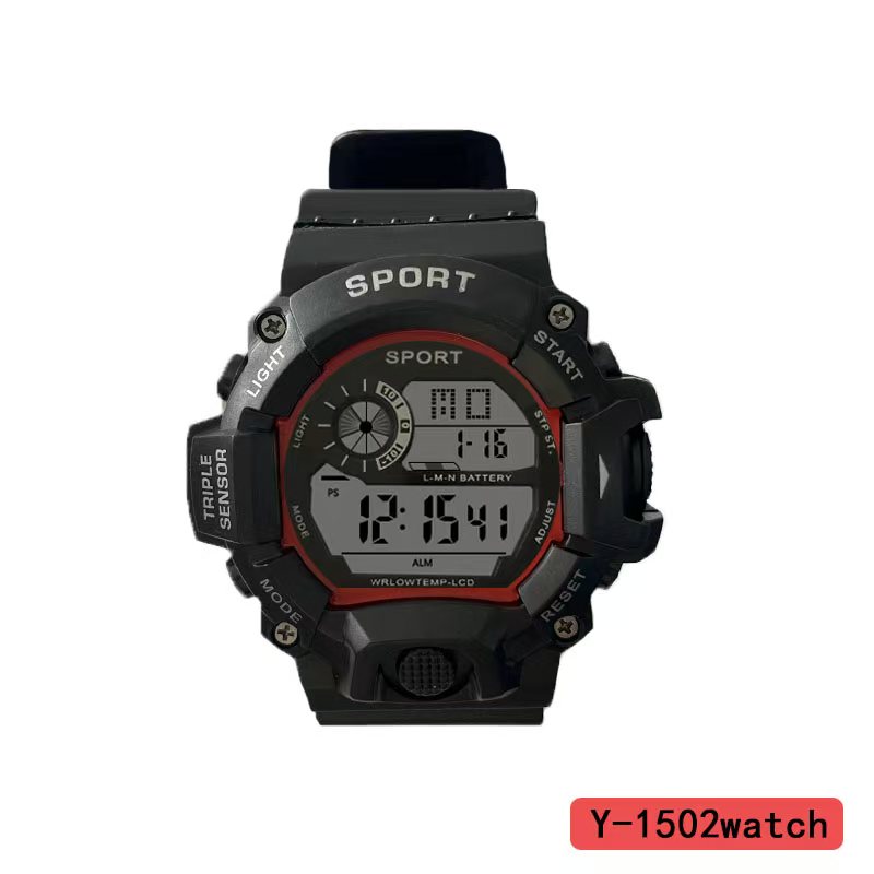 The YITONG basic electronic watch from YITONG is cost-effective, durable and worry-free. It is specially designed for students to wear in class and daily life. The Y-1502 basic electronic watch is a round, colorful, waterproof and luminous sports watch for both men and women, and is a trend Item Picture