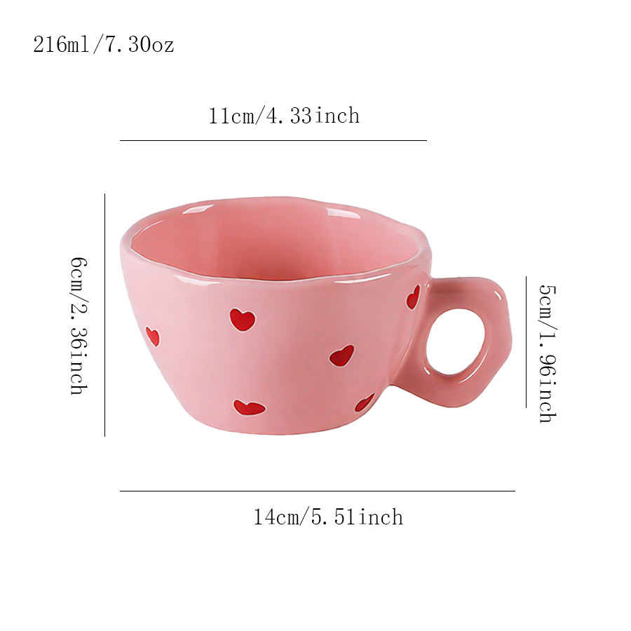 陶瓷杯杯子咖啡杯马克杯茶杯ins风简约办公室礼品纯白色怀旧日式茶水0情侣高温可定制四口喝茶早餐马卡龙素烧釉下彩微波炉试饮