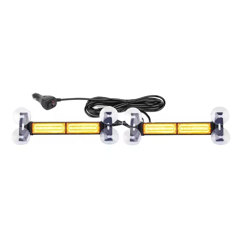 Automobile LED suction cup warning light, windshield flashing light, bumper light, sun visor emergency flashing light, suction cup light details Picture