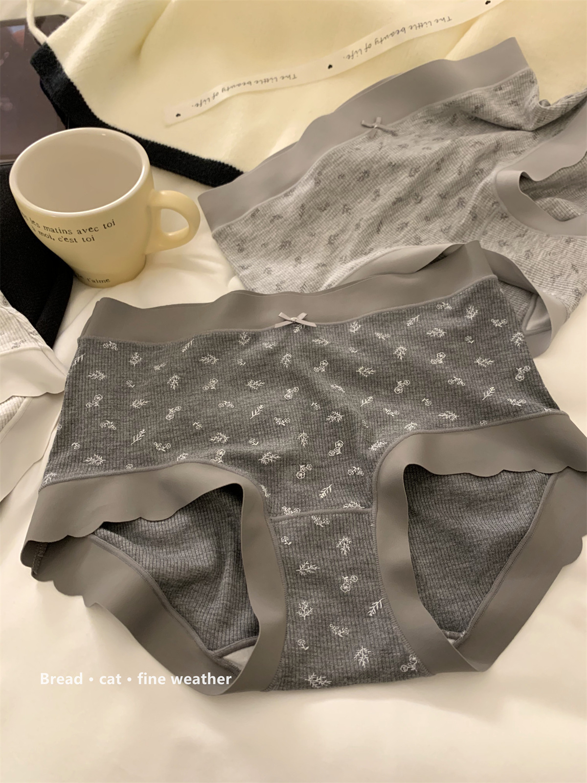 无痕内裤女生纯棉全棉抗菌裆新款女士秋冬薄款透气女款三角裤详情2