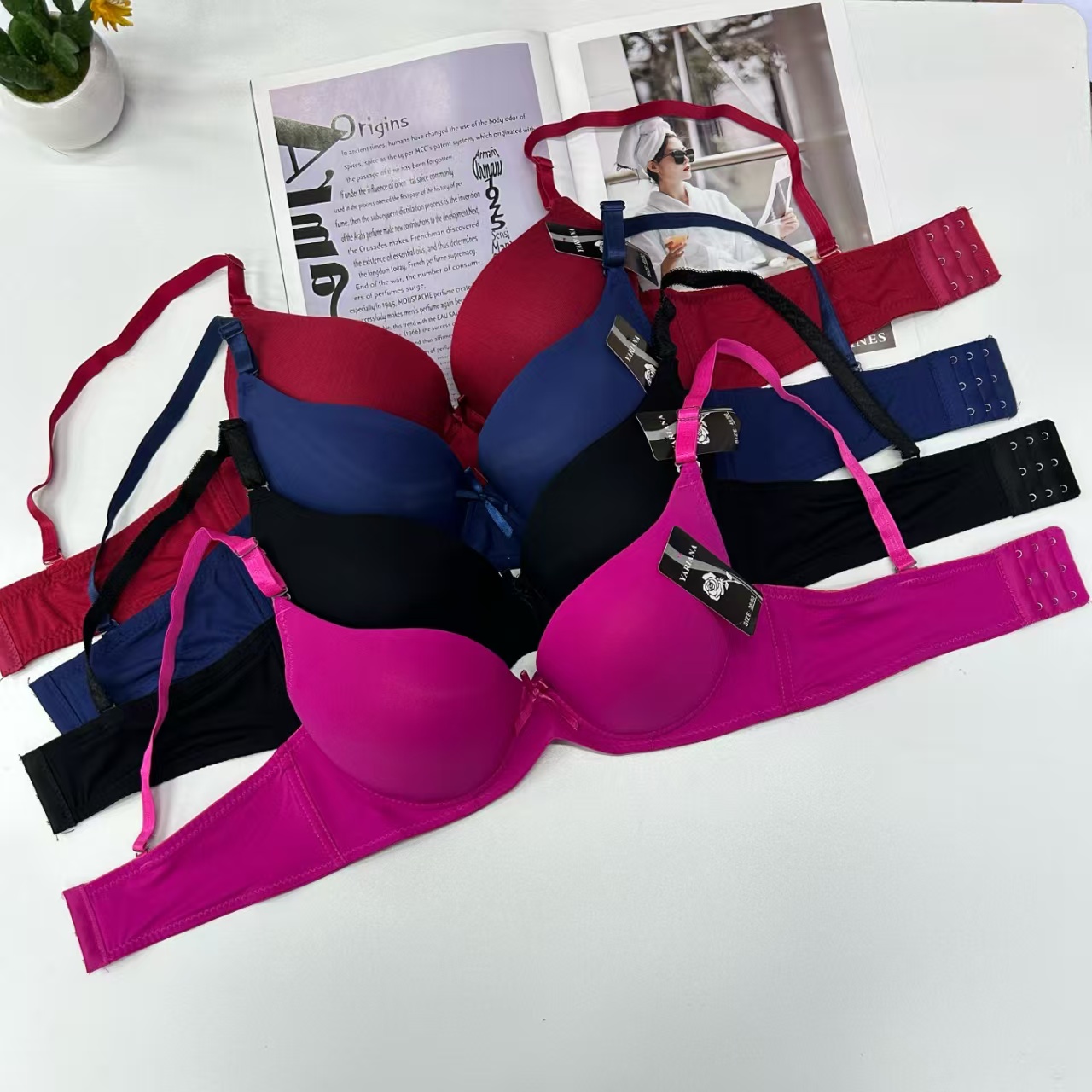 2704# Export to the Middle East and Africa in stock Sexy women's bras, lift and gather comfortable and breathable sports bras for women, QNI Application Scenario