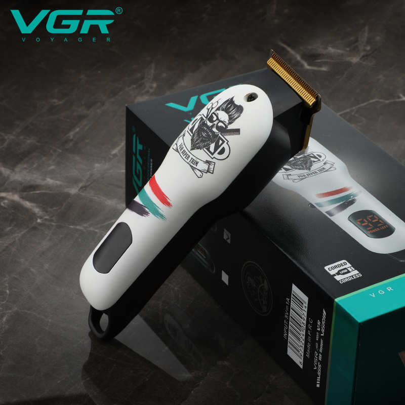 VGR971 Household hair clipper, professional hair cutting beauty clipper, hair salon special graffiti hair clipper Item Picture