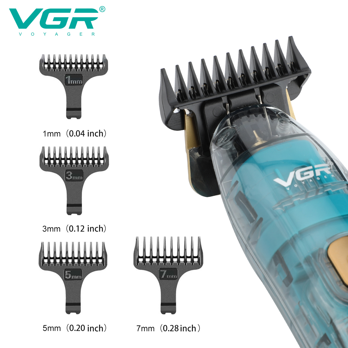 VGR961 Wholesale LCD digital display transparent hair salon professional oil hair electric shaver, hair clipper, electric clipper Application Scenario