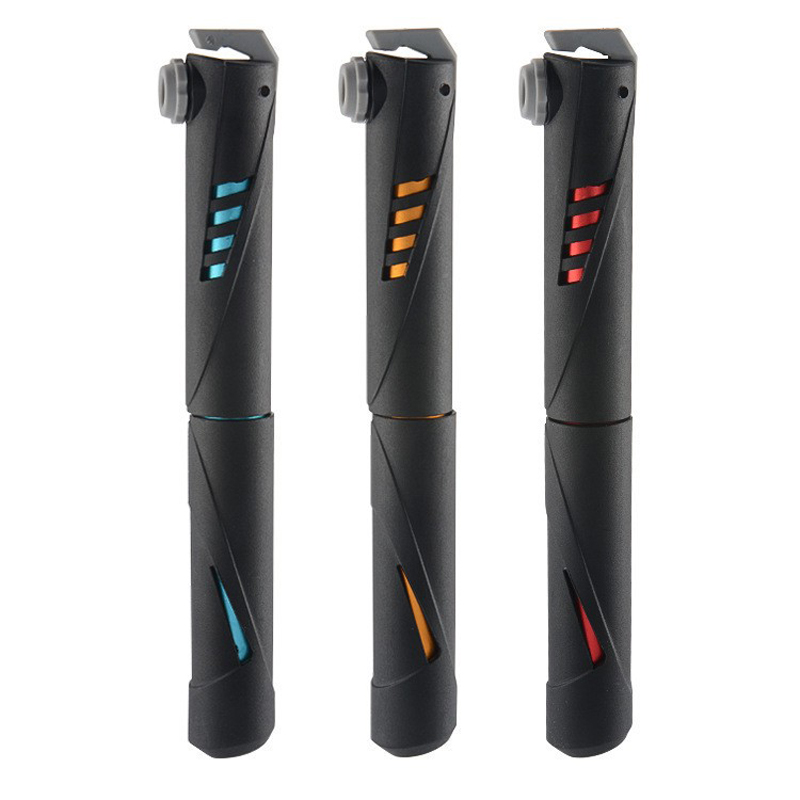 2326L short air pump, aluminum alloy air pump, mountain bike aluminum alloy air pump, high-pressure air pump, portable bicycle mini air pump Item Picture