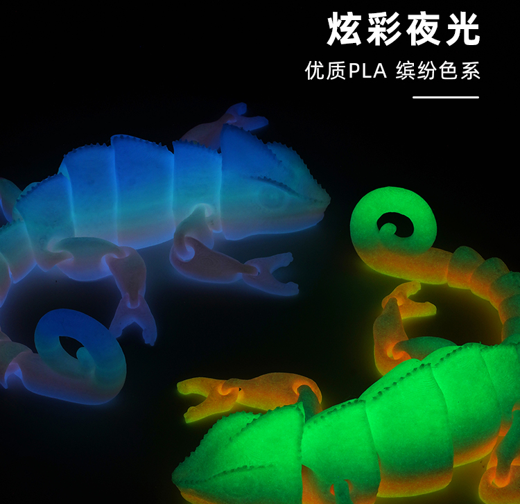  爆款3D打印龙变色龙全身关节可动仿真宠物蜥蜴模型玩具详情6