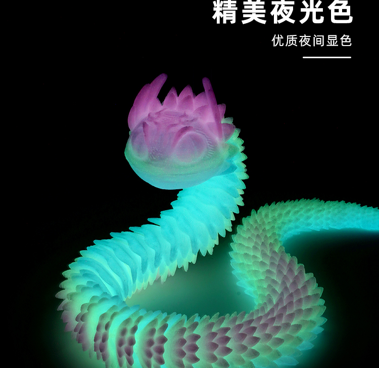 3d打印蝰蛇无牙蛇玩具工艺品摆件礼物网红创意手办摆件跨境爆款IY详情5