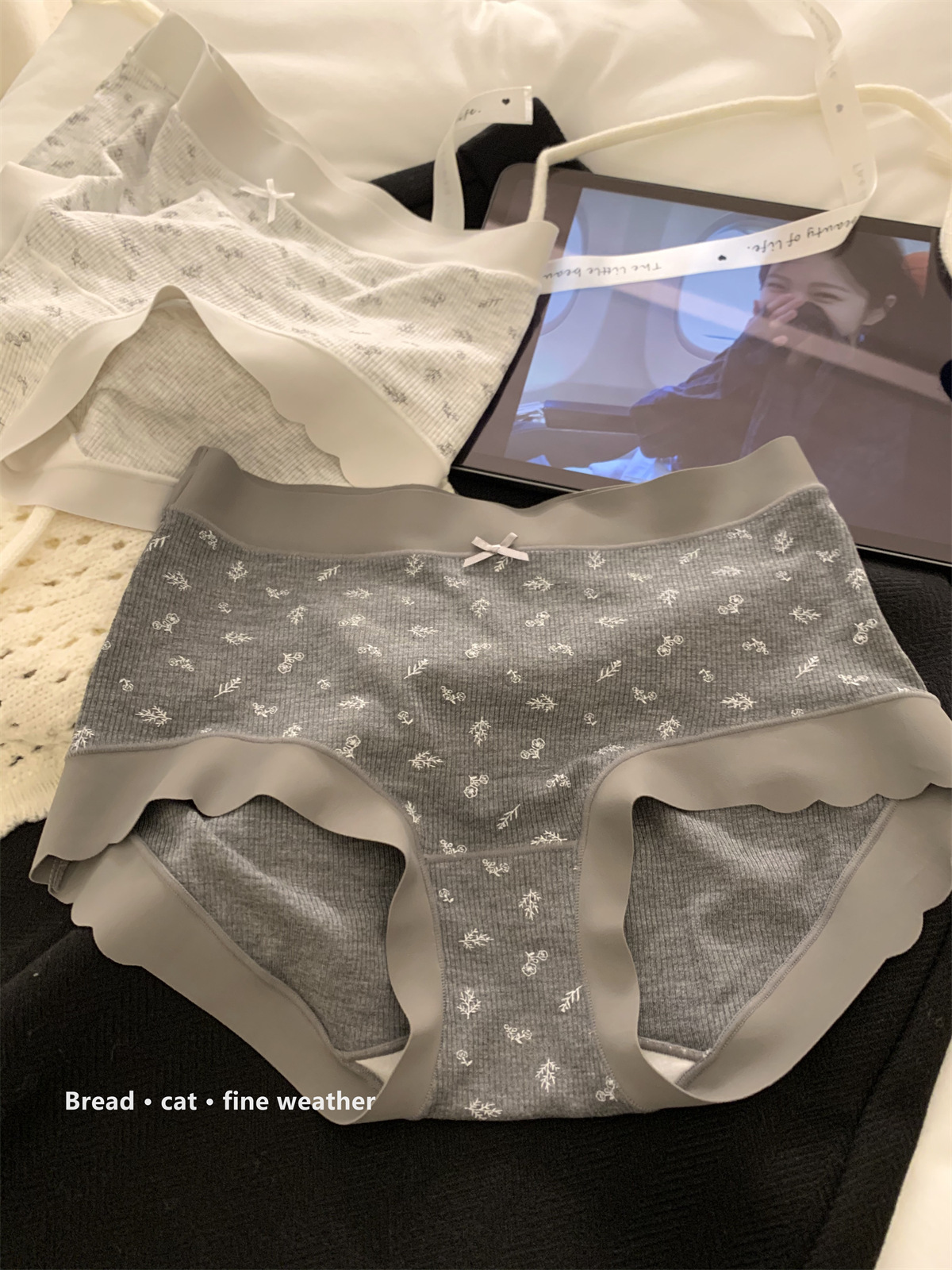 无痕内裤女生纯棉全棉抗菌裆新款女士秋冬薄款透气女款三角裤详情1