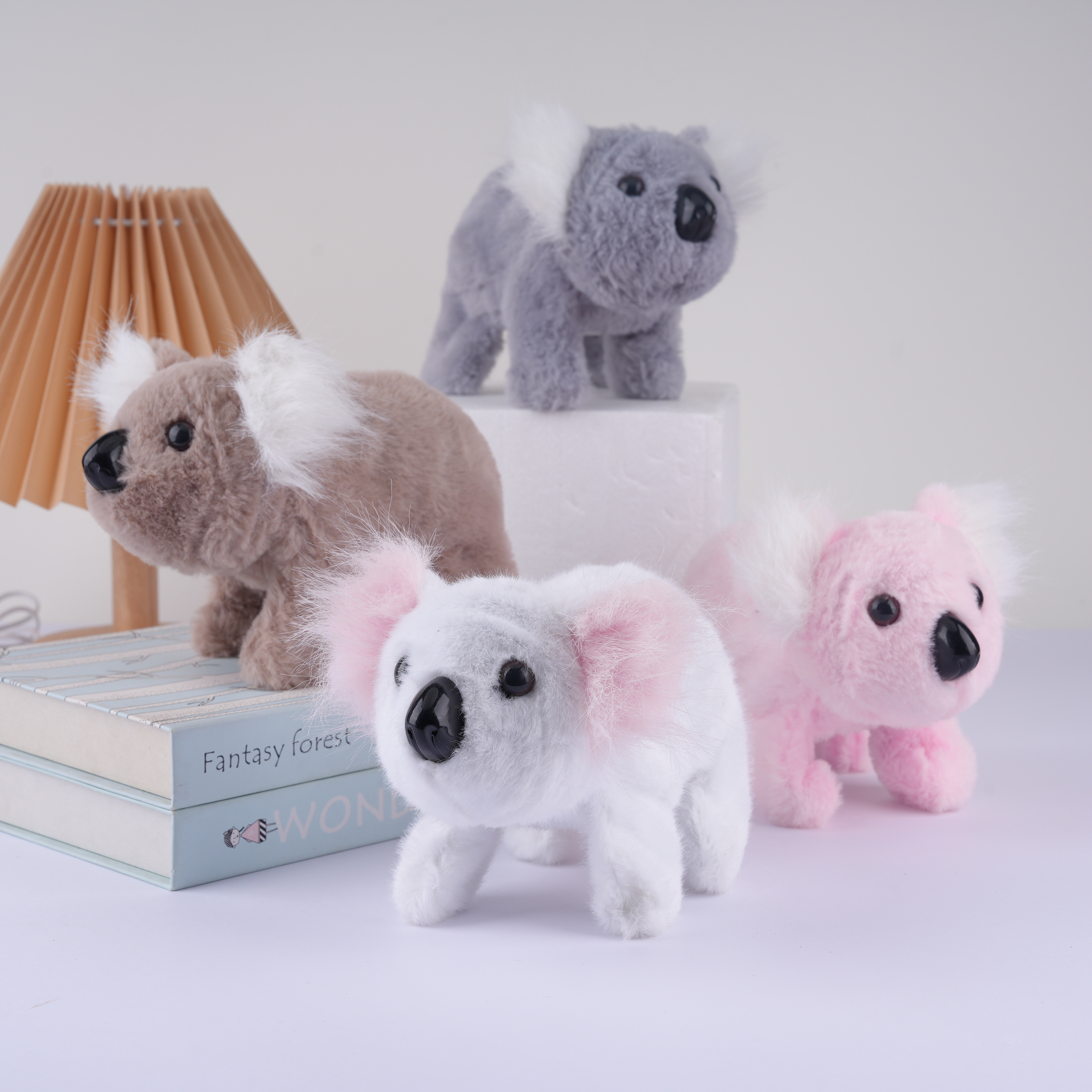 电动毛绒玩具仿真动物考拉会走会叫儿童玩具玩偶电子宠物跨境外贸爆款考拉