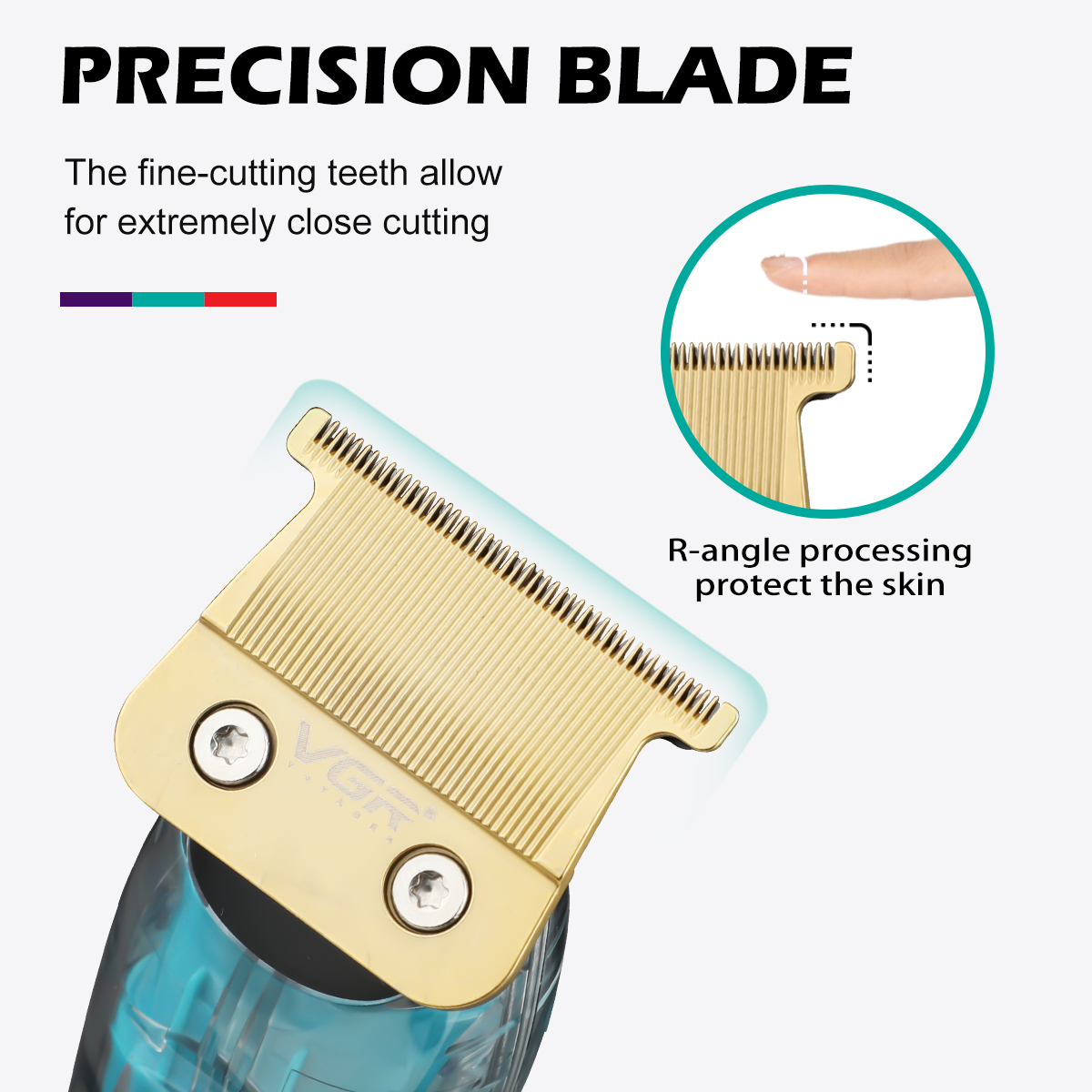 VGR961 Wholesale LCD digital display transparent hair salon professional oil hair electric shaver, hair clipper, electric clipper Item Picture