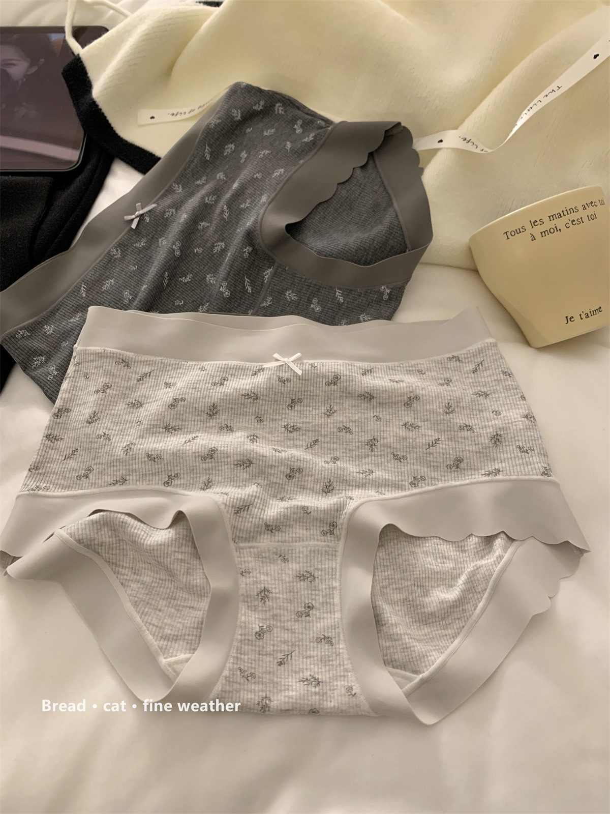 无痕内裤女生纯棉全棉抗菌裆新款女士秋冬薄款透气女款三角裤详情6