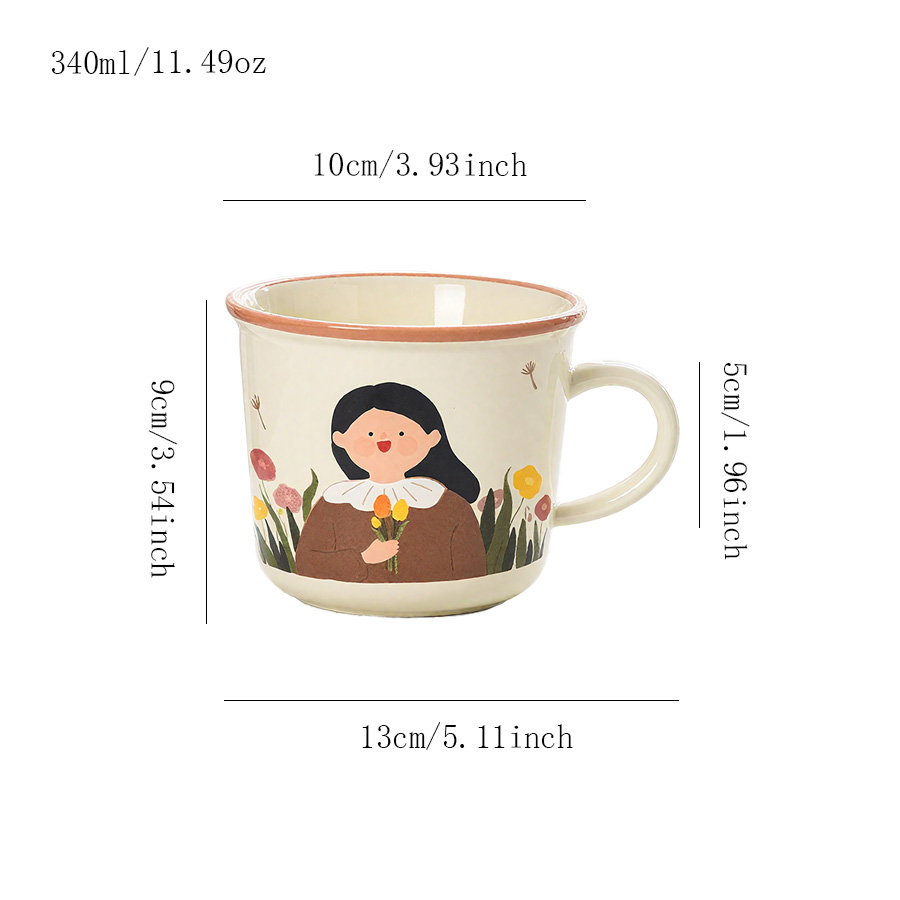 陶瓷杯蝶咖啡杯套装茶杯带手柄0泡茶0酒店色釉浮雕卡通会议室设计感纯白色四口家用一家羊脂玉过滤宾馆燕麦可定制专用小众素烧0