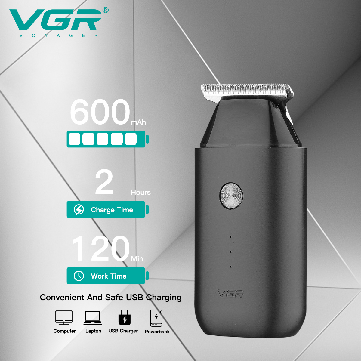 مقصات مصغرة من طراز VGR932 تعمل بحلاقة شعر محمول في المنزل Application Scenario
