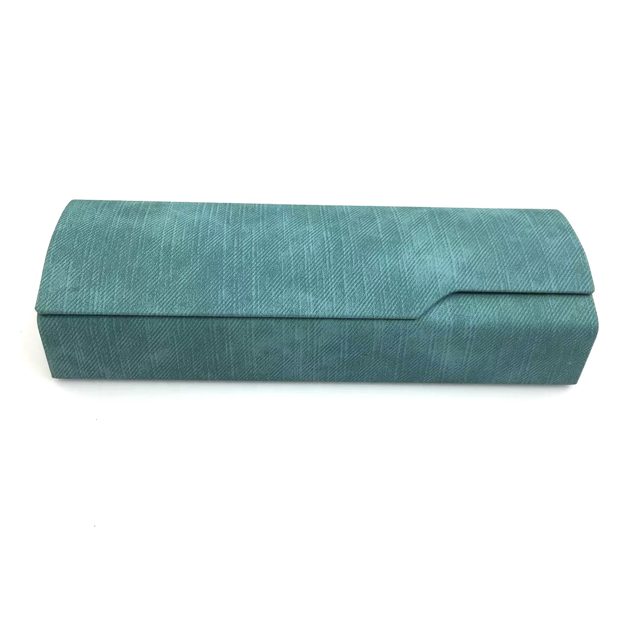 Denim leather optical reading glasses case details Picture