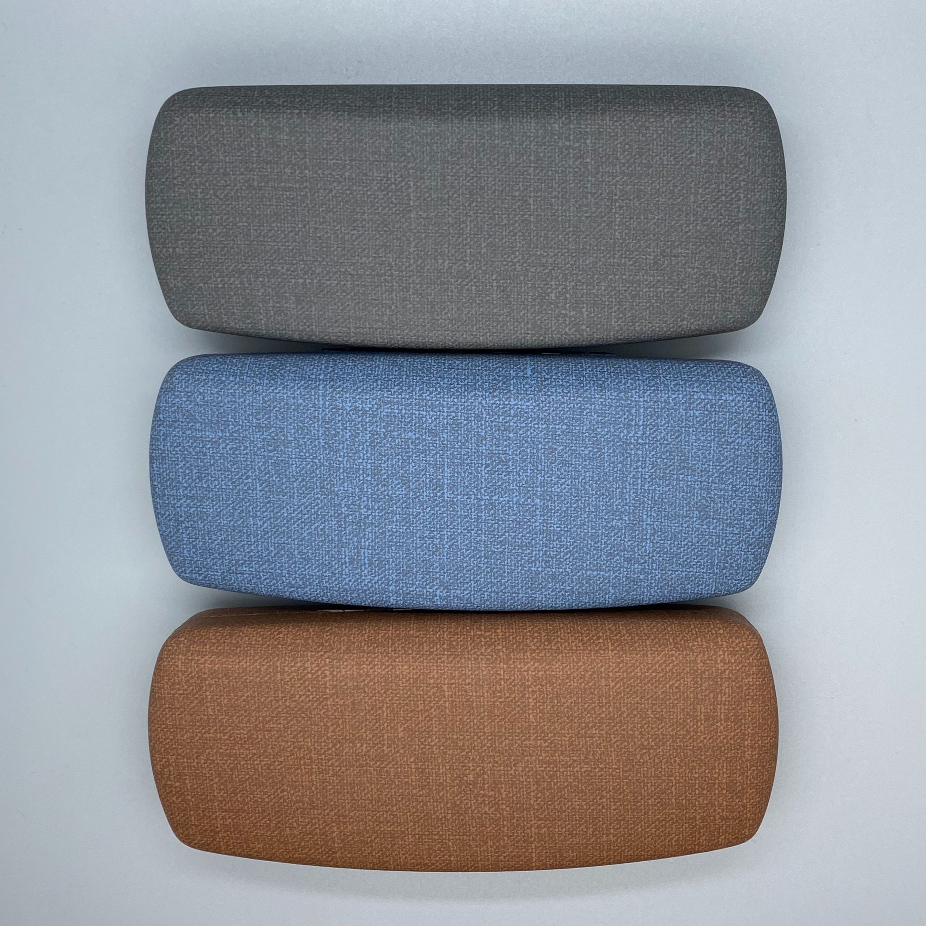 Leather imitation fabric pattern myopia glasses, reading glasses, optical glasses case thumbnail