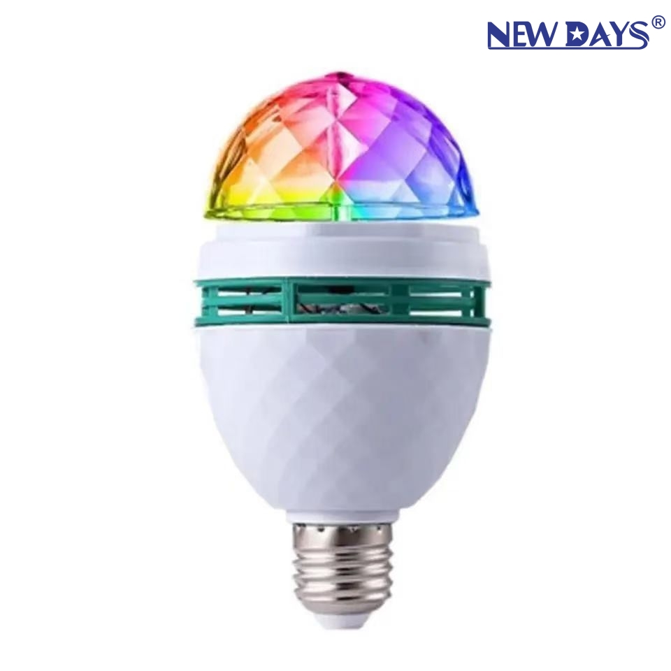 نوع جديد من المصابيح الدوارة ذات سبعة ألوان من العلامة التجارية Newdays العابرة للحدود، ومصابيح الفلاش ذات اللون المتغيِّر التلقائي، ومصابيح الإضاءة الخلفية من طراز RGB 3 ذات اللون، ومصابيح الألمنيوم Item Picture