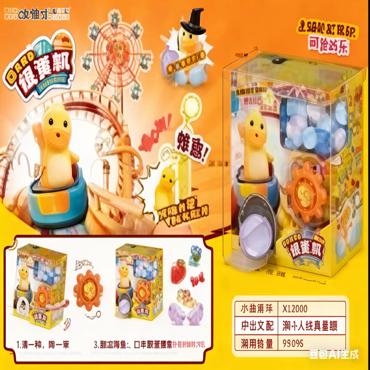 趣味儿童玩具适合户外娱乐奶龙盲盒扭蛋机