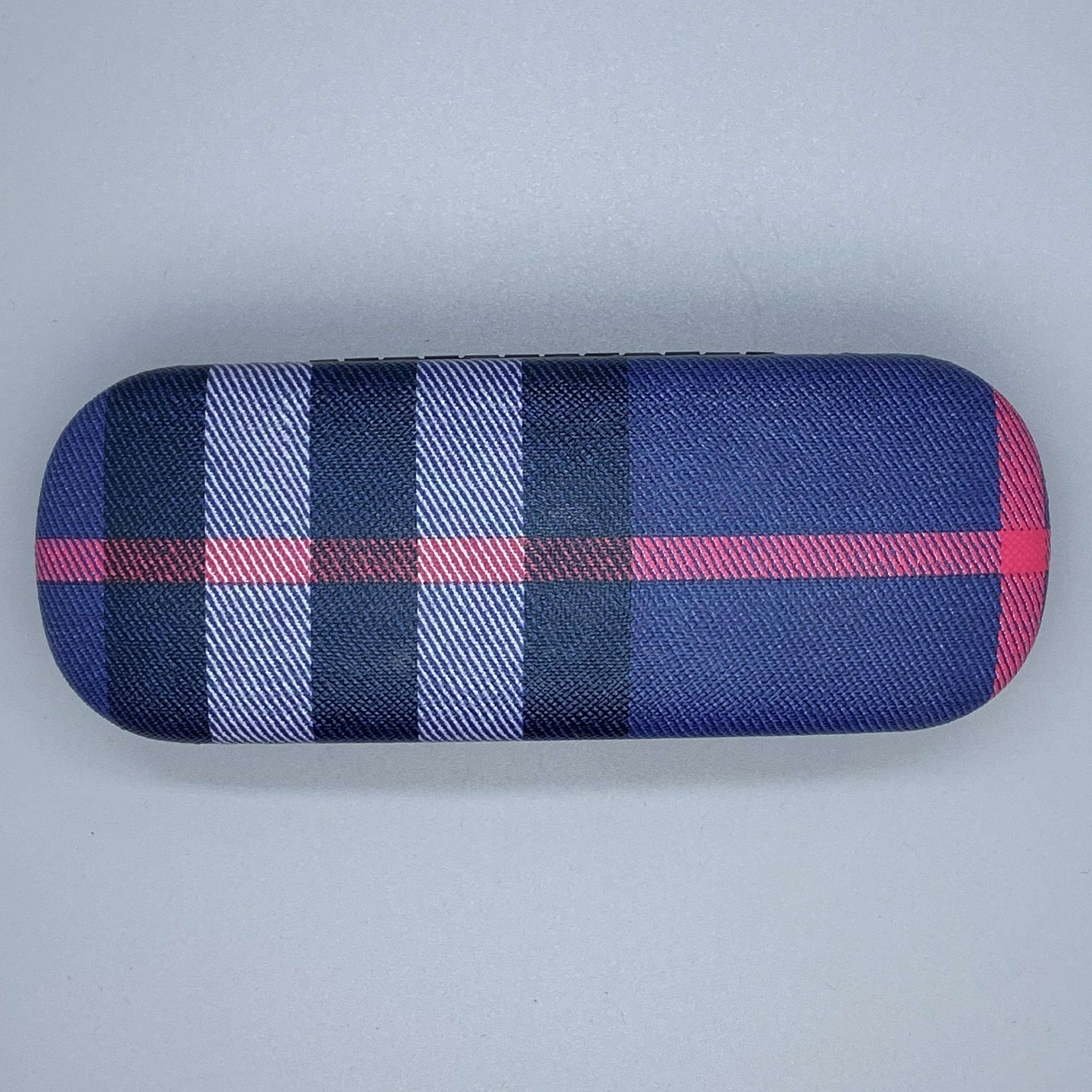 Checkered pattern optical glasses, myopia glasses, reading glasses, leather glasses case details Picture